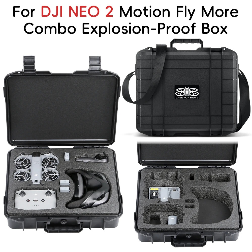Drone Hard Shell Case - Explosion-proof Suitcase For DJI NEO 2