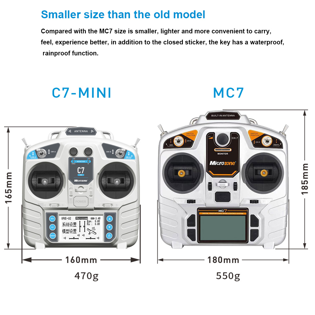 MicroZone MC7 Controller C7 MI - Drone Battery Adapter recension och pris