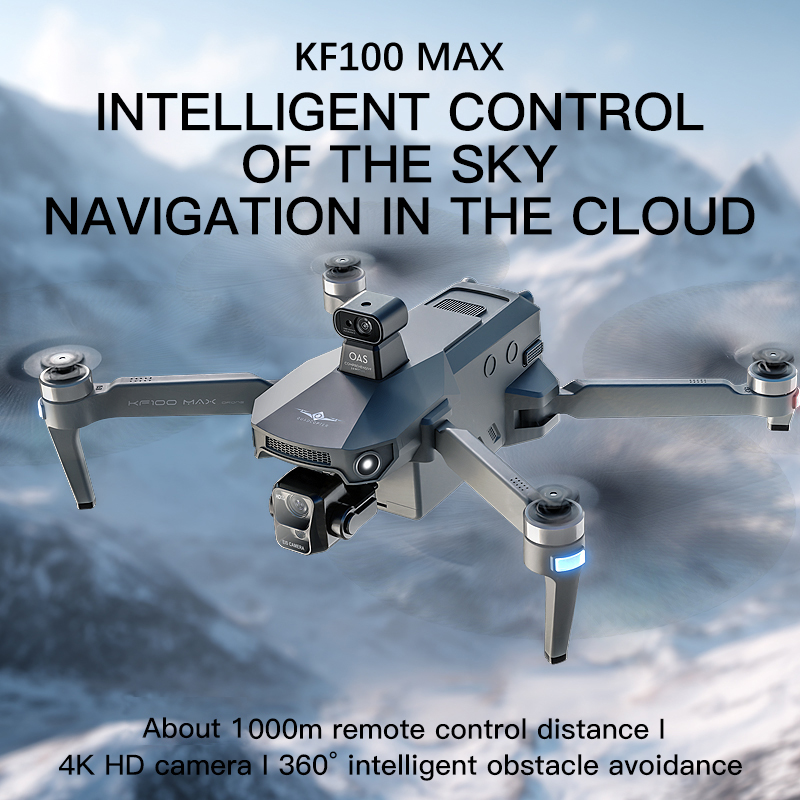 KF100 MAX GPS Drone 4K Camera  - Drone Controller Screen recension och pris