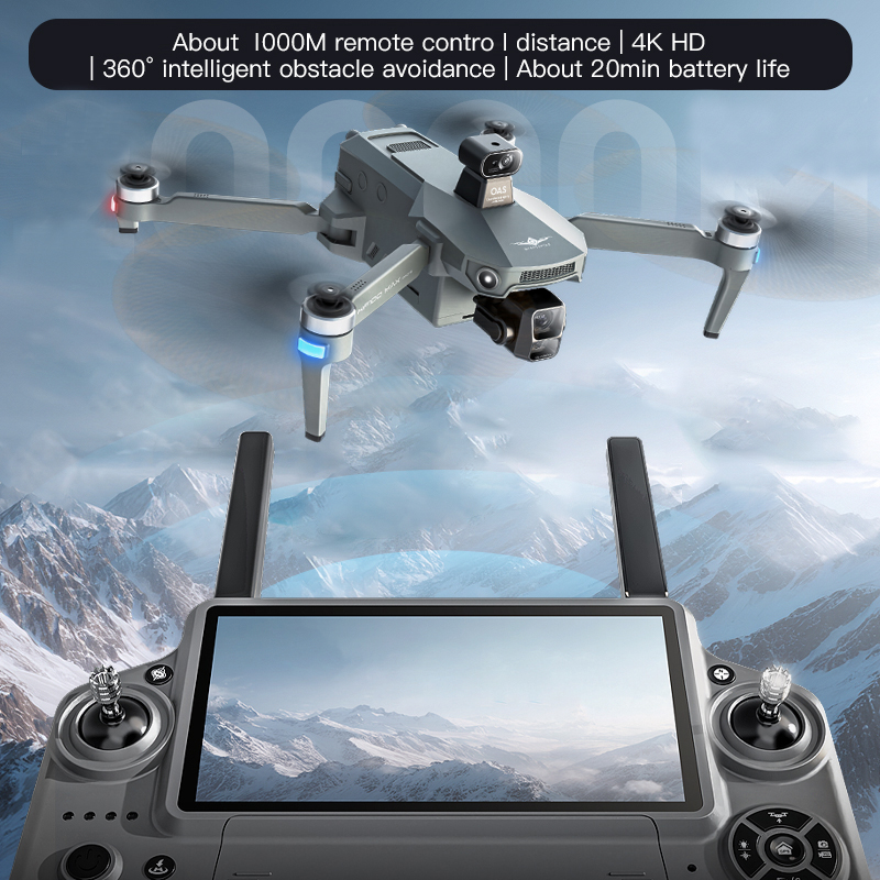 KF100 MAX GPS Drone 4K Camera  - Drone Controller Screen recension och pris