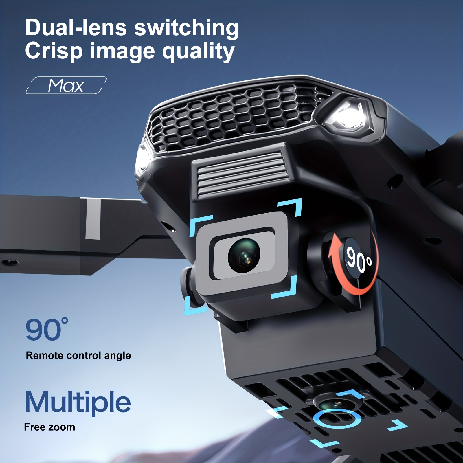 2026 Upgraded E88 PRO MAX Fold - Drone Controller Screen recension och pris