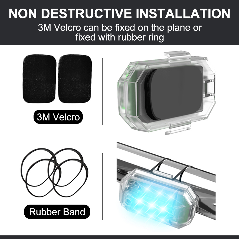 2PCS Airplane Strobe Light Mot - Drone Strobe Light recension och pris
